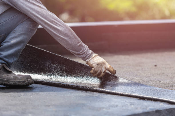 Professional Basement Waterproofing technician working in New Egypt, NJ